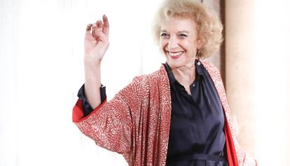 Marisa Paredes, en un acte d'homenatge de l'Acadèmia de Cinema Català.