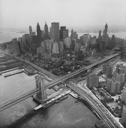 Vista área de Manhattan (1967). |