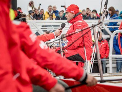 Xabi Fernández, en el Mapfre.