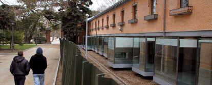 La biblioteca de la Casa de Fieras, en el Retiro. 