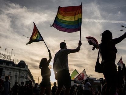 Manifestación del 2022 del Orgullo LGTBI, en Madrid.