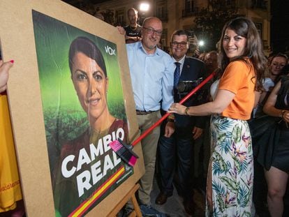 Macarena Olona, la que fuera candidata de Vox a la presidencia de la Junta de Andalucía, arranca la campaña electoral el 3 de junio en Granada.