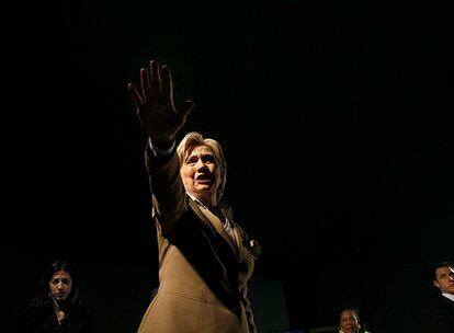 Hillary Clinton, en un acto electoral en Tejas.