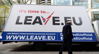 Imagen de la campaña a favor del Brexit Leave.EU.