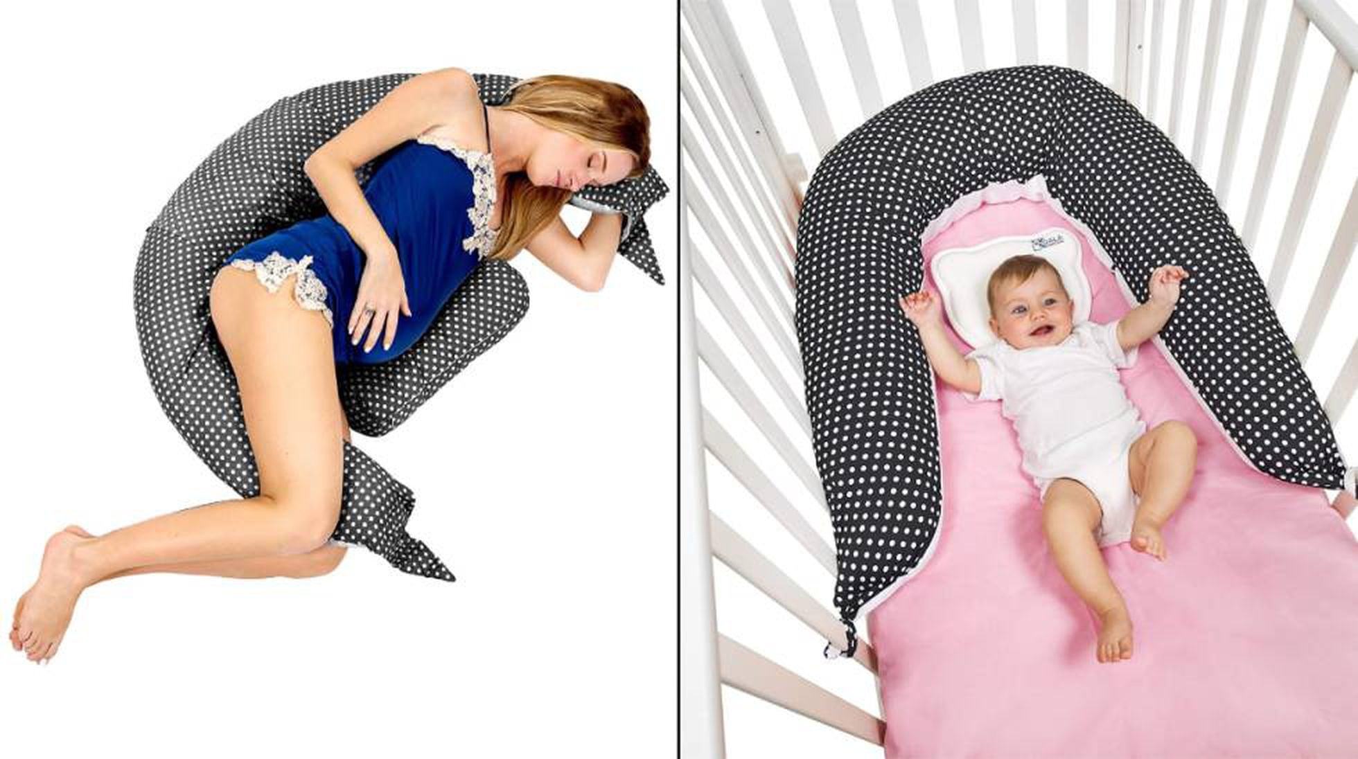 Almohada embarazada de 116x65cm para mujeres embarazadas Cojín para cojines  de embarazo Apoyo de maternidad Lactancia materna para dormir