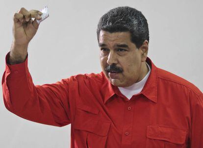 Nicol&aacute;s Maduro, presidente de Venezuela.
