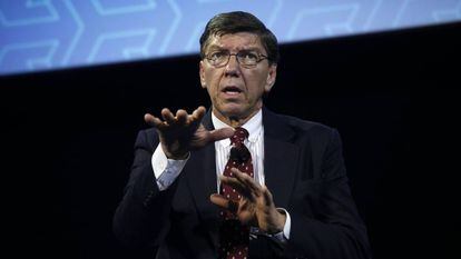 Clayton Christensen, en un evento organizado por Ford en Michigan en 2014.