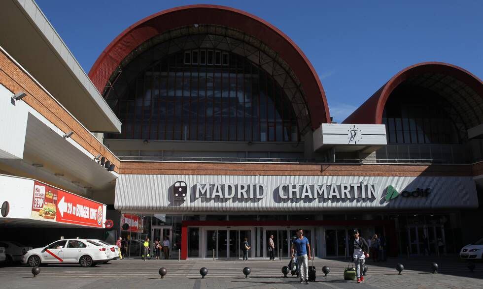 Estación de Chamartín, en Madrid.
