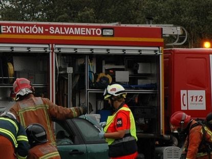 Un equipo de bomberos, en una imagen de archivo.