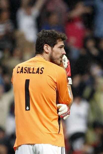 Casillas durante un encuentro