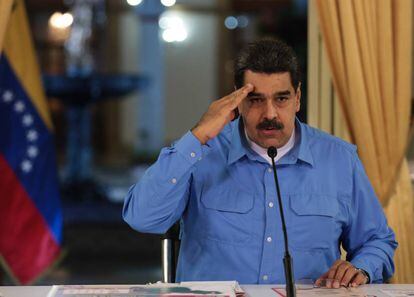 Nicolás Maduro, el pasado 3 de septiembre en el palacio de Miraflores. 