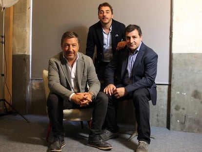 Joan, Jordi y Josep Roca, propietarios de El Celler de Can Roca (Gerona)