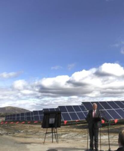 El ministro español de Asuntos Exteriores y de Cooperación, José Manuel García-Margallo, inauguró hoy en Canberra la planta solar Royalla Solar Farm.
