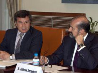 Isidoro Miranda y Aniceto Zaragoza, presidente y director general de Oficemen, respectivamente.