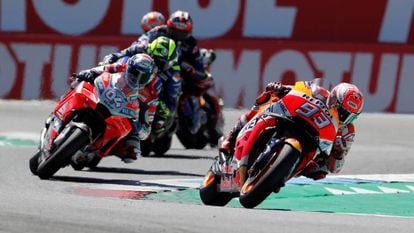 Marc Márquez, en el GP de Holanda en Assen en 2018.