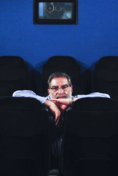 Enrique González Macho, en las oficinas de Alta Films, en abril de 2013.