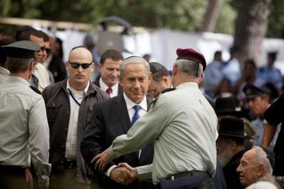 El primer ministro israelí en Haifa el 15 de septiembre.