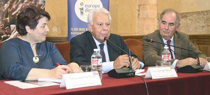El expresidente del Gobierno de Espa&ntilde;a, Felipe Gonz&aacute;lez, este mi&eacute;rcoles en Segovia.
