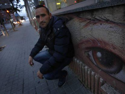 David Zurdo, en una calle de Sabadell.