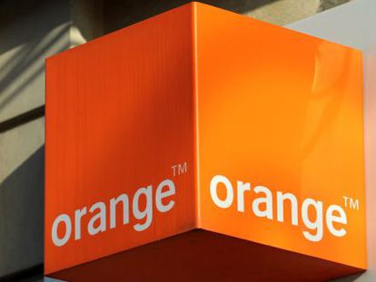 Un logo del operador de la telef&oacute;nica Orange. 
