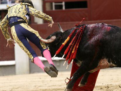 Padilla, con su segundo toro.