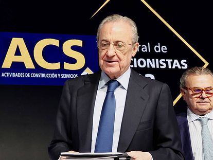 El presidente del Grupo ACS, Florentino Pérez.