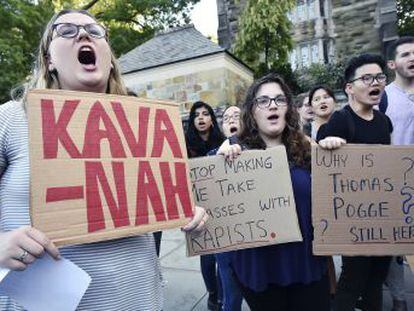 Las acusaciones de abusos sexuales contra Brett Kavanaugh, el juez nombrado por Trump al Supremo, ponen el foco en el ambiente estudiantil en que se forman ciertos líderes