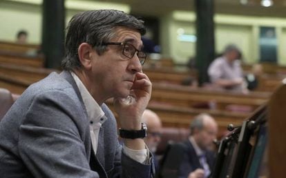 Patxi López, en el Congreso de los Diputados.