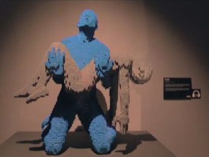 Se trata de  Art of the Bricks , una exposición en Rio de Janeiro del artista estadounidense Nathan Sawaya