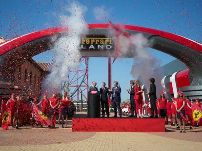 El parque Ferrari Land, el día de su inauguración en abril del año pasado.