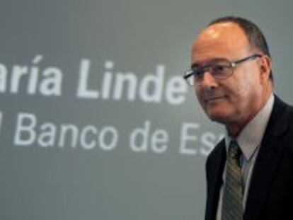 El gobernador del Banco de España, Luis María Linde.