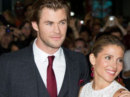 Elsa Pataky y su marido Chris Hemsworth.