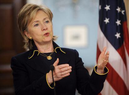 La secretaria de Estado de EEUU, Hillary Clinton.