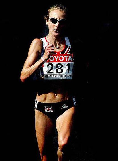 La atleta británica Paula Radcliffe, en 2005.