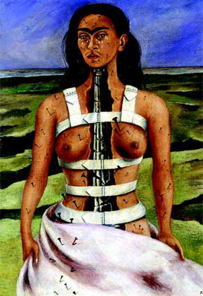 <i>La columna rota</i> (1944), de Frida Kahlo.