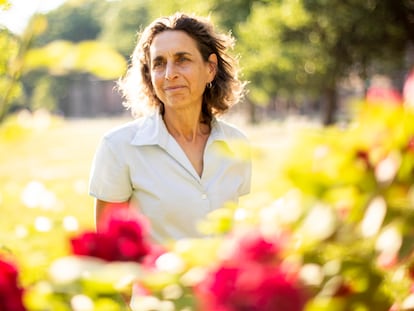 Elizabeth Kolbert retratada el 20 de junio en Cambridge (EE UU).