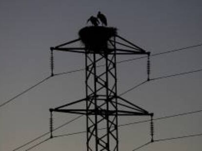 Torre de un tendido eléctrico.