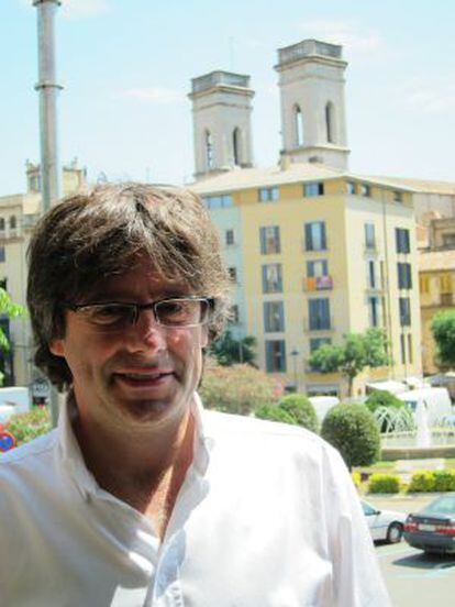 Foto de archivo de Carles Puigdemont, alcalde de Girona.