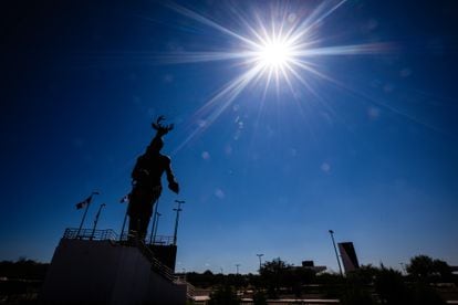 Monumento al Danzante en el Valle del Yaqui. 