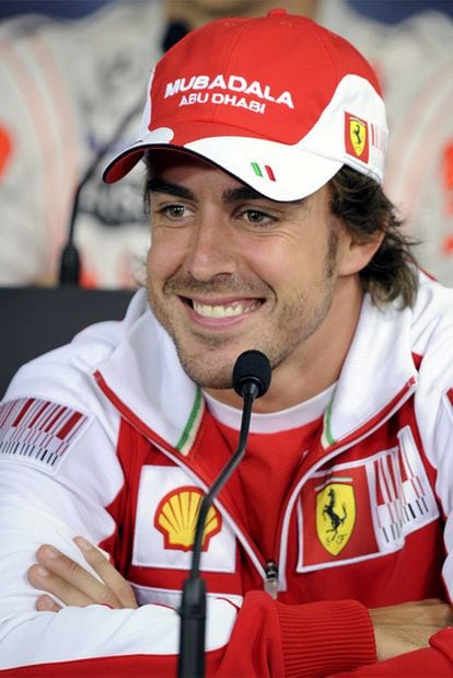 Fernando Alonso, en rueda de prensa.