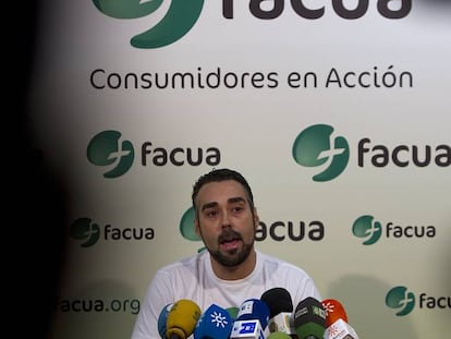 Rub&eacute;n S&aacute;nchez, portavoz de Facua, en agosto de 2012.