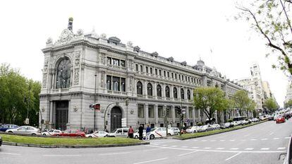 Vista de la fachada del Banco de España. EFE/Archivo