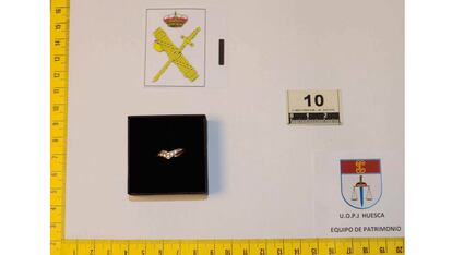Joyas incautada spor la Guardia CIvil en el norte de España el 12/01/2024
