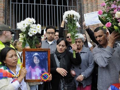 Familiares de Yuliana piden justicia en 2016.