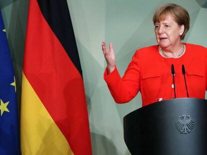 La canciller alemana Ángela Merkel