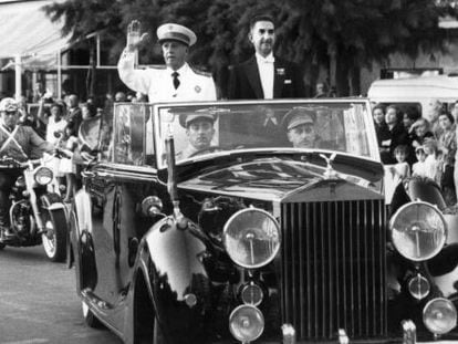 Franco, en una visita a San Sebasti&aacute;n en 1965, posterior al intento de atentar contra &eacute;l en esa ciudad.