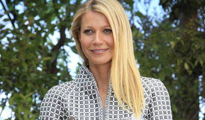 Gwyneth Paltrow, durante un desfile en París en 2016. 