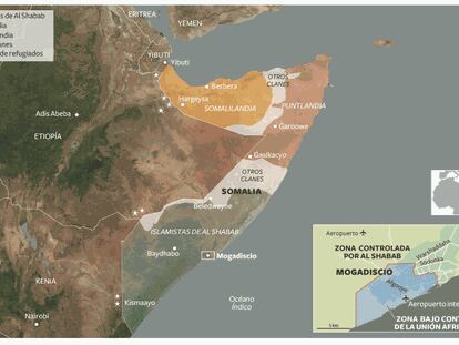 La división de Somalia