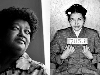 Claudette Colvin (izquierda) fue arrestada por negarse a cederle su asiento a un hombre blanco. Nueve meses más tarde lo hizo Rosa Parks, pero fue esta última quien se convirtió en un símbolo de la lucha contra la segregación racial.