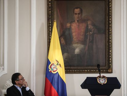 Gustavo Petro en el Palacio de Nariño, en noviembre de 2022.